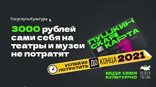 ПУшкинская карта: успей потратить!