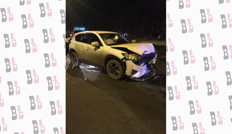 В Балабанове при столкновении двух иномарок пострадал человек