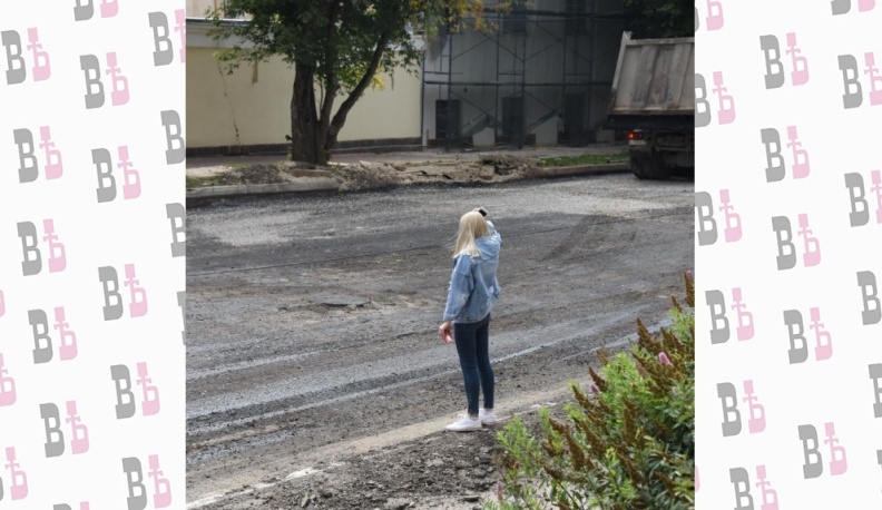 По битуму через траншеи