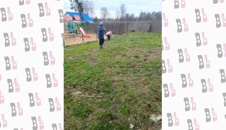 В Барятинском районе проходят весенние субботники