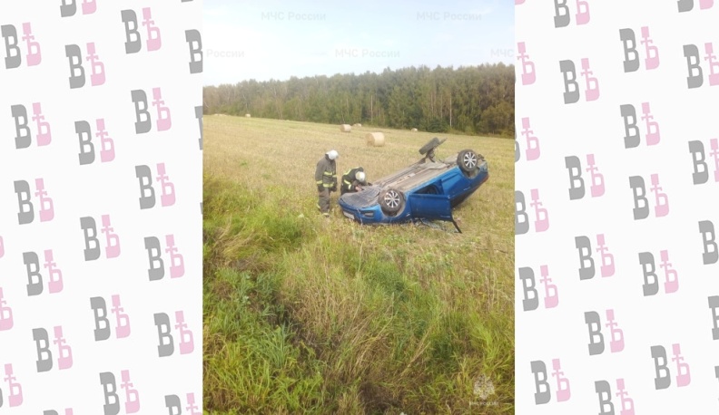 В Перемышльском районе при столкновении двух иномарок пострадал человек