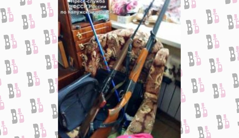 Житель Калуги подозревается в незаконном хранении оружия