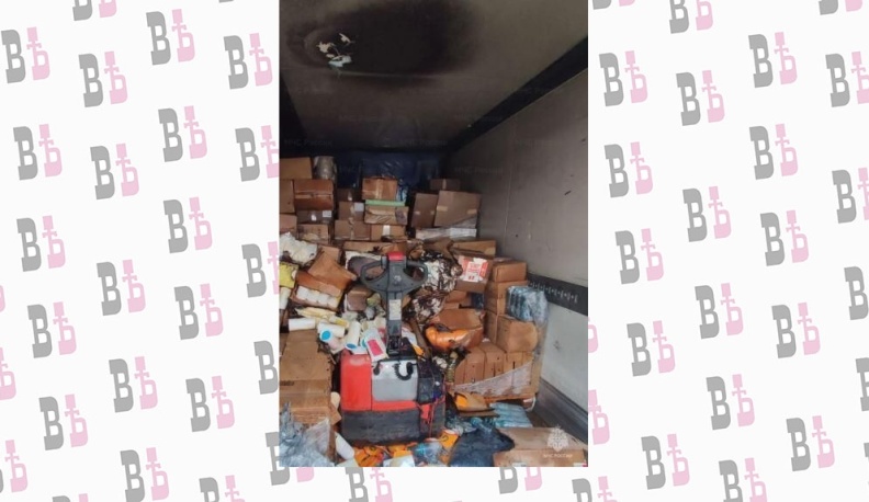 В Обнинске загорелась складская техника для подъёма паллет