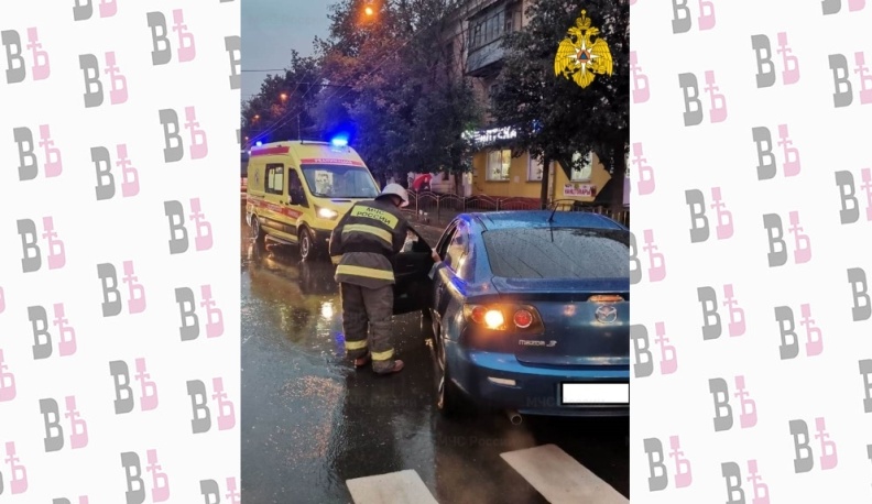 В Калуге на Телевизионной улице “Мазда” сбила пешехода