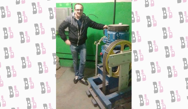 Выездное занятие на лифте в одном из домов  г. Калуги, организованное совместно  с «Калугалифтремстроем».