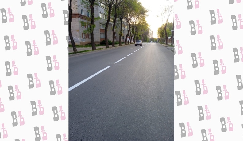 В Калуге обновили 13 тысяч квадратных метров разметки