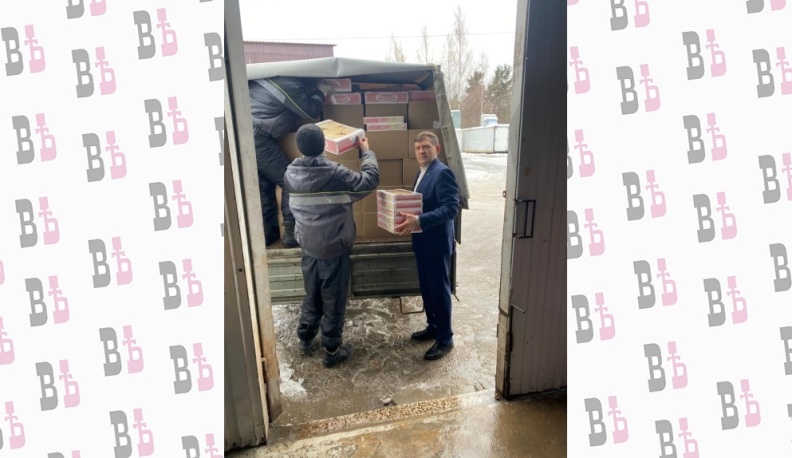 Калужане собрали новогодние подарки для сирийских детей