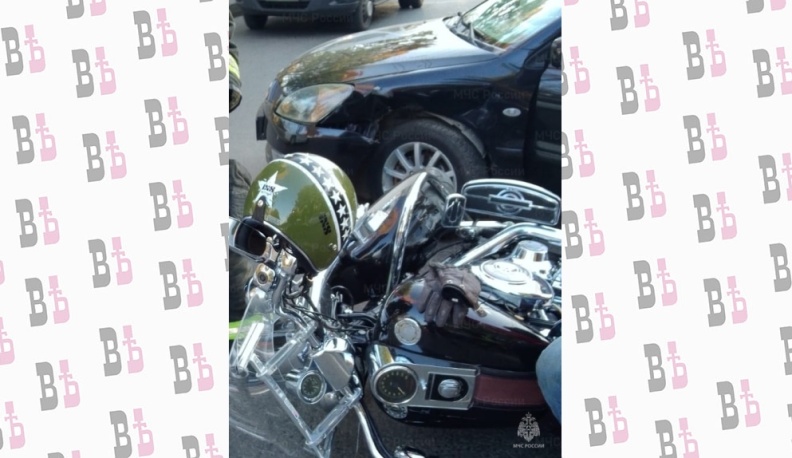 В ДТП в Калуге пострадал мотоциклист на «Харлее»