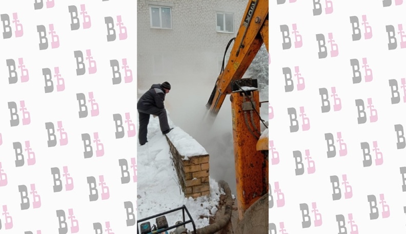 В Жуковском районе произошла авария на теплотрассе