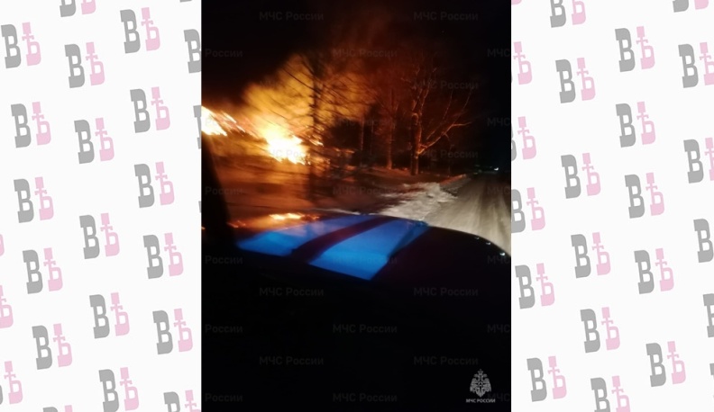 В Людиновском районе сгорела дача