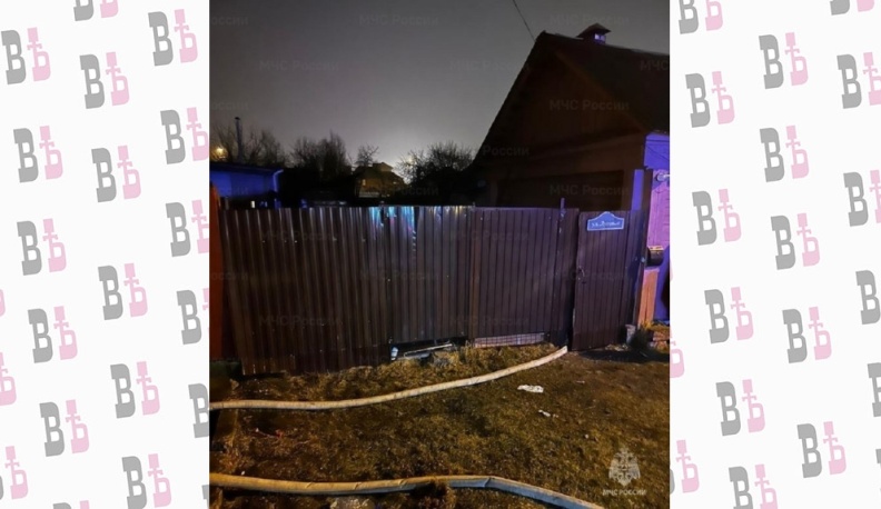 При пожаре частного дома в Калуге пострадал человек