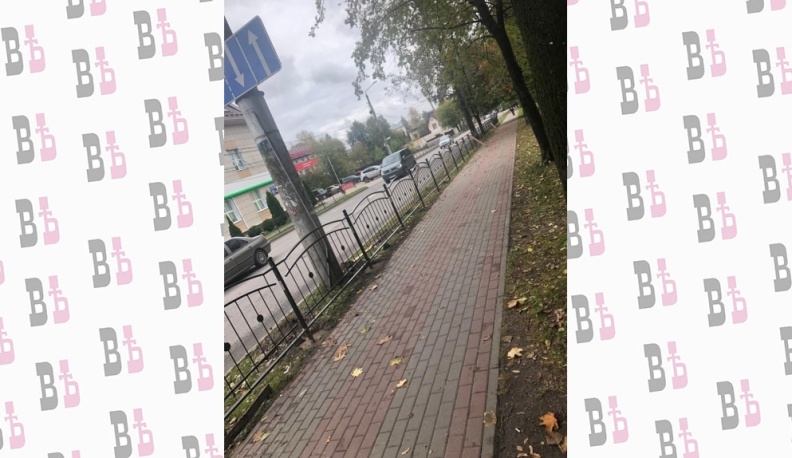 На двух перекрестках улиц в Калуге поставили новые ограждения