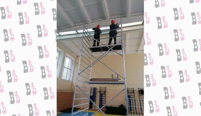 В Обнинске продолжается ремонт школы №6