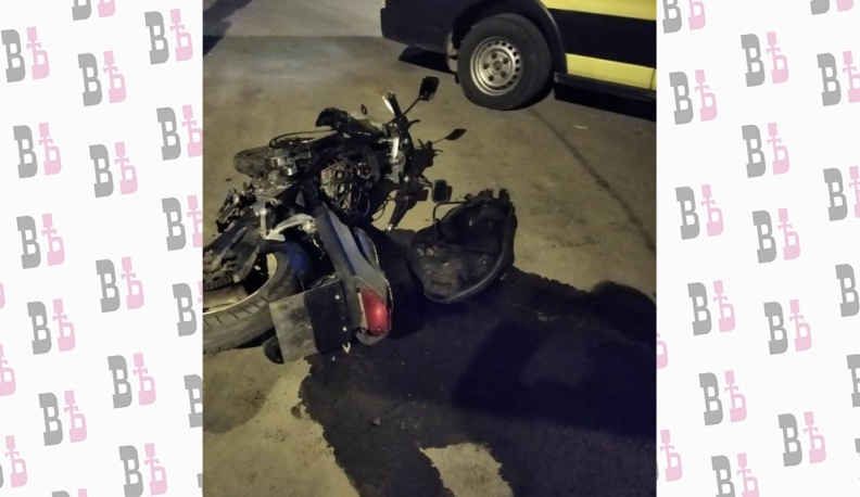 В Боровском районе байкер получил травмы упав с мотоцикла