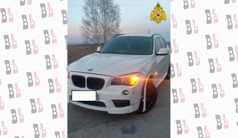 В столкновении иномарки с мотоциклом в Калужской области пострадал человек