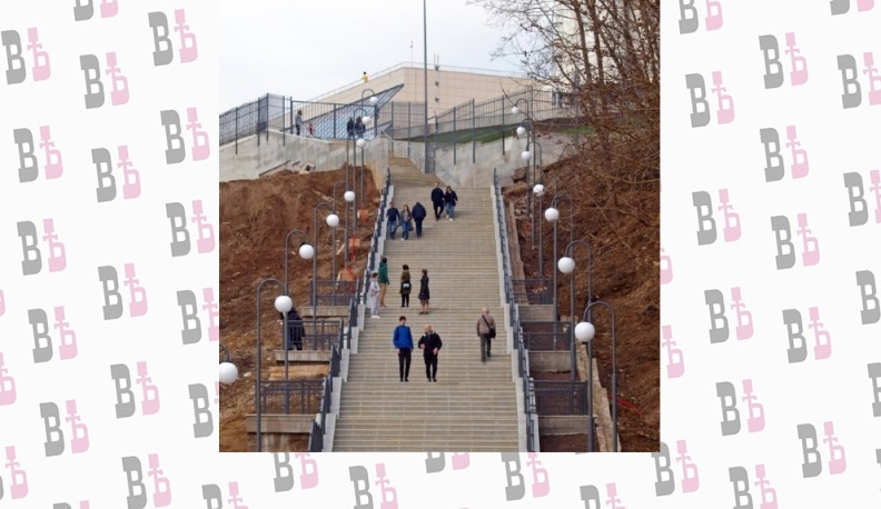 В Калуге реконструировали ведущую к водохранилищу лестницу