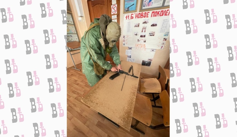 В Людиновском районе проходят учебные сборы среди старшеклассников