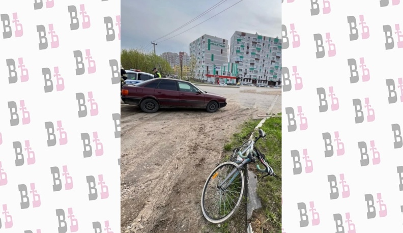 Утром в Калуге иномарка сбила велосипедиста