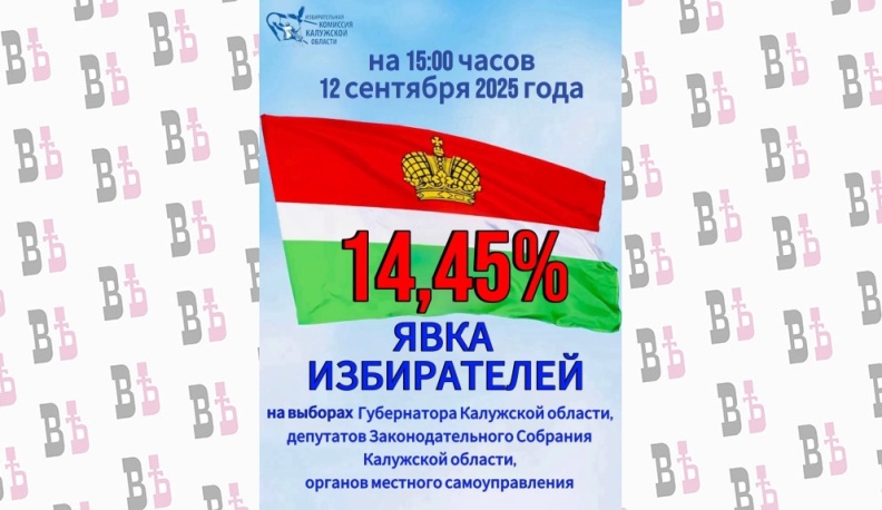 К 15:00 первого дня голосования в Калужской области проголосовало почти 15% избирателей