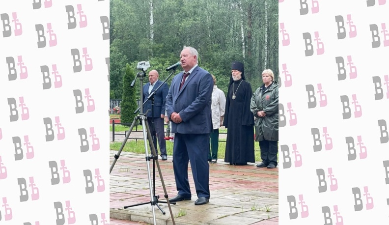 В Спас-Деменском районе состоялась церемония захоронения солдат Красной армии