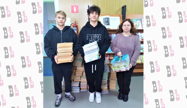 Карцовская школа Дзержинского округа сдала на переработку полтонны макулатуры