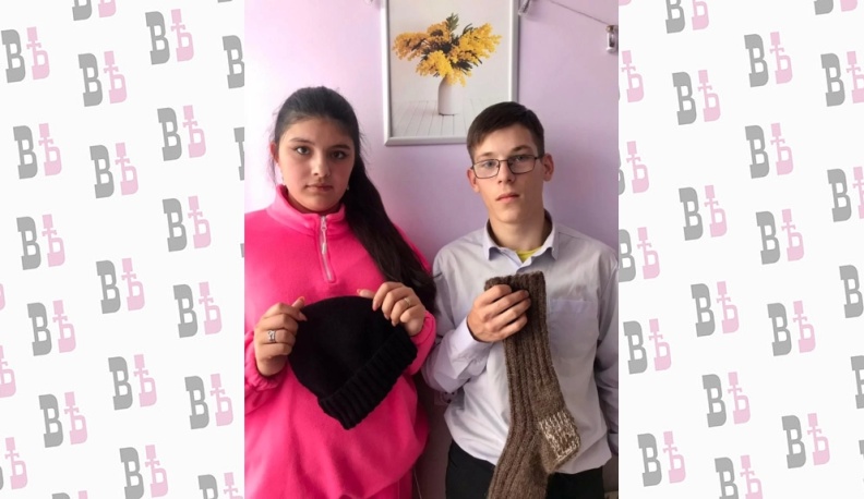 Воспитанники Центра им. Попова - Анжела Сыначева и Саша Агафонов.