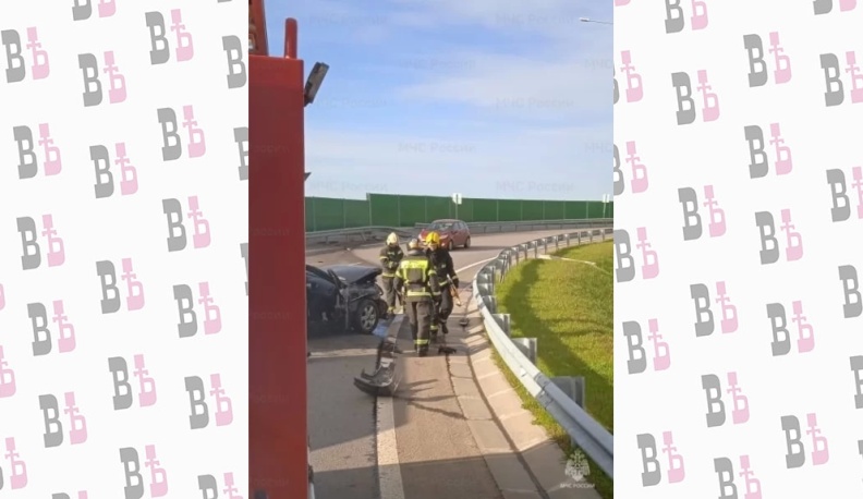 В калужской деревне «Шевроле» влетел в ограждение