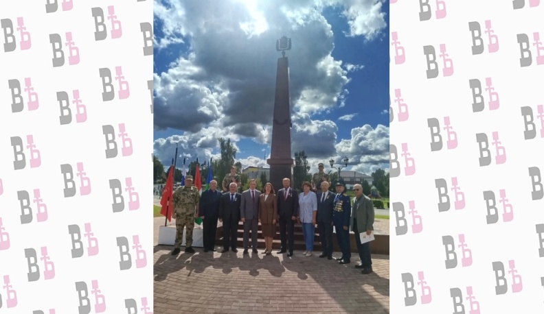 В Думиничах в День освобождения района от немецко-фашистских захватчиков открыли стелу «Рубежи воинской доблести»