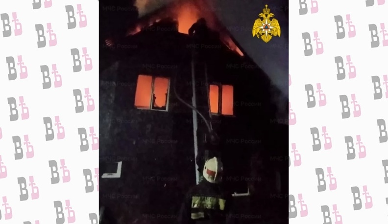 При пожаре жилого дома в Колюпанове никто не пострадал