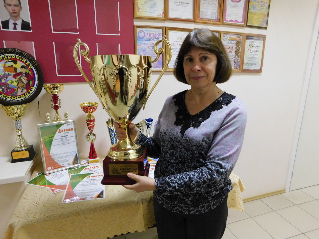 Ольга Харитонова с одним из последних «трофеев».JPG
