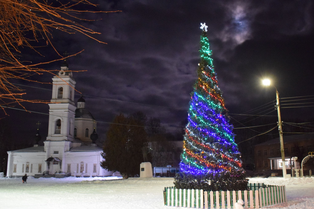 Елка на городской площади.JPG