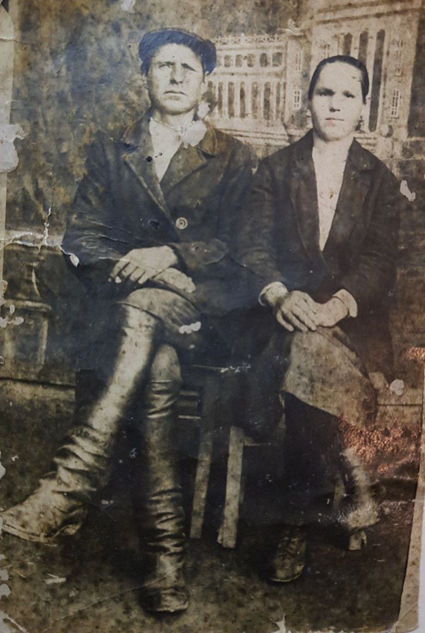 Степан Михайлович и Ульяна Федоровна Благушины до войны..jpeg