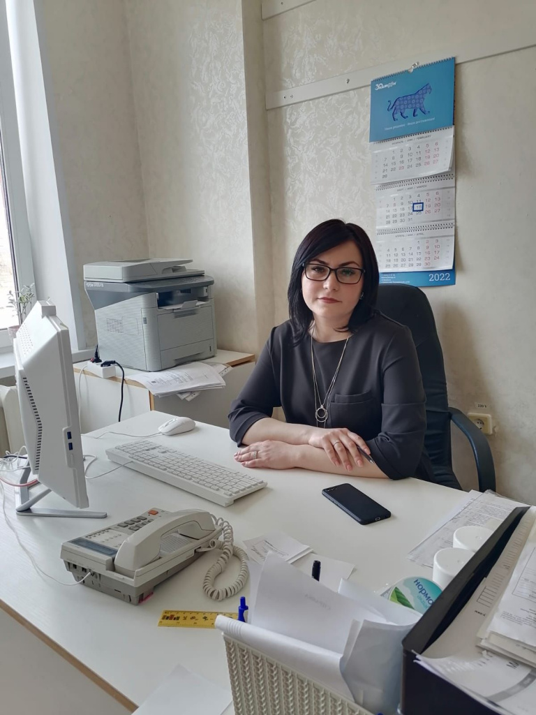 Главный врач ЦРБ Бабыниского района Ксения Рождественская..jpg