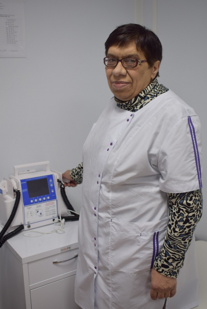 Фельдшер Евгения Герасимова, Петрищево.JPG