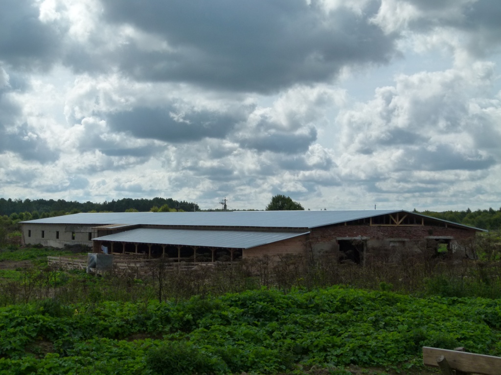 строение старой фермы, которое уже восстановили под овчарню.JPG