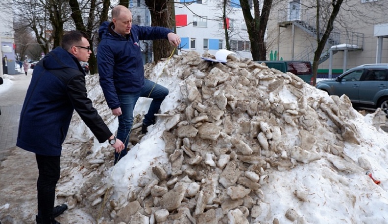 Активисты ОНФ рассказали о проблемах уборки улиц Калуги от снега и наледи