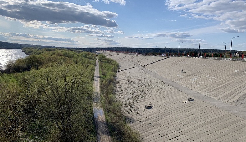 В Калуге на набережной Оки восстановят ливневки