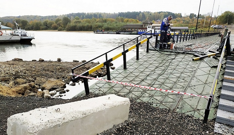 Калужский понтонный мост разведут 15 ноября