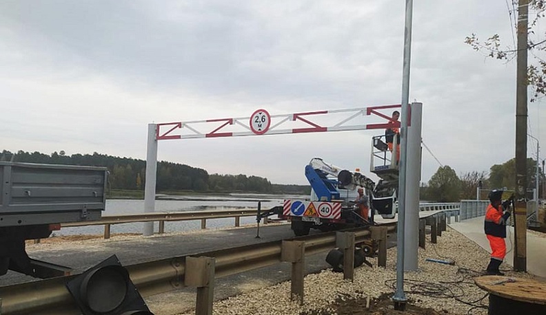 В Людинове готовятся открыть восстановленный мост через Неполодь