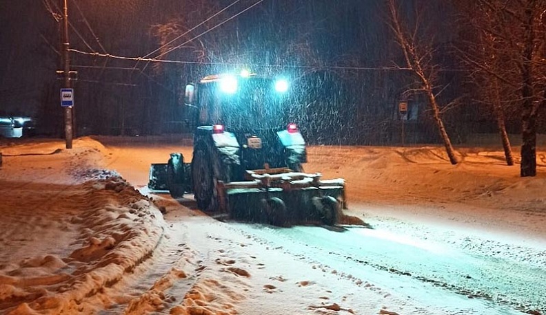 Калугу в дни снегопада будут убирать круглосуточно