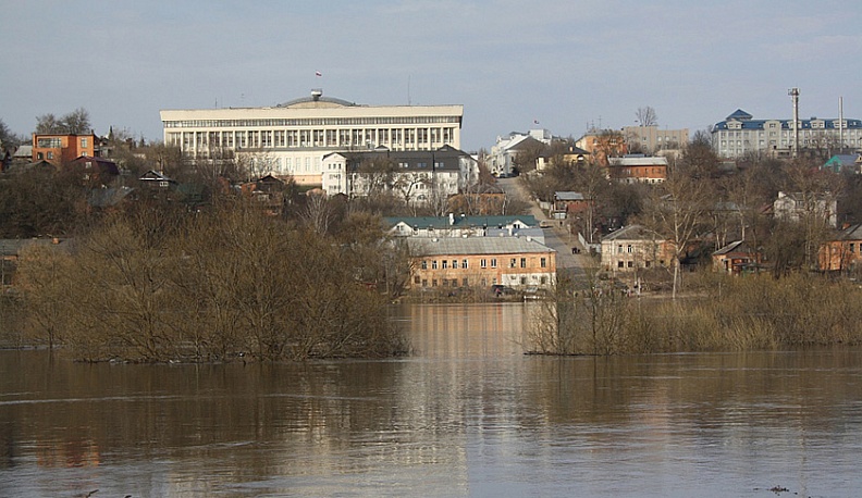 Шесть районов Калужской области определили границы зон возможных подтоплений