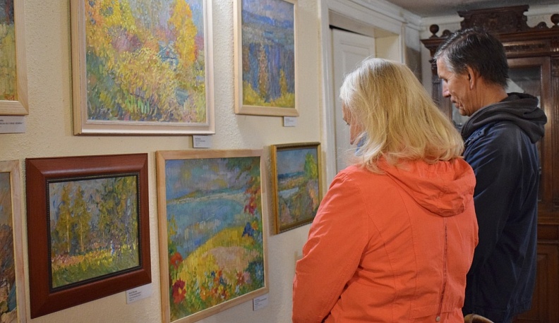 В Тарусе в музее семьи Цветаевых проходит выставка художника Юрия Махнёва