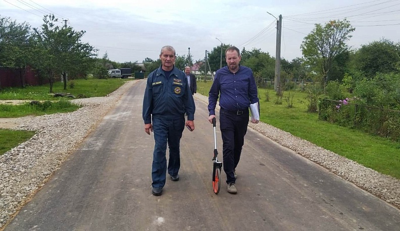 В поселениях Барятинского района ремонтируют дороги