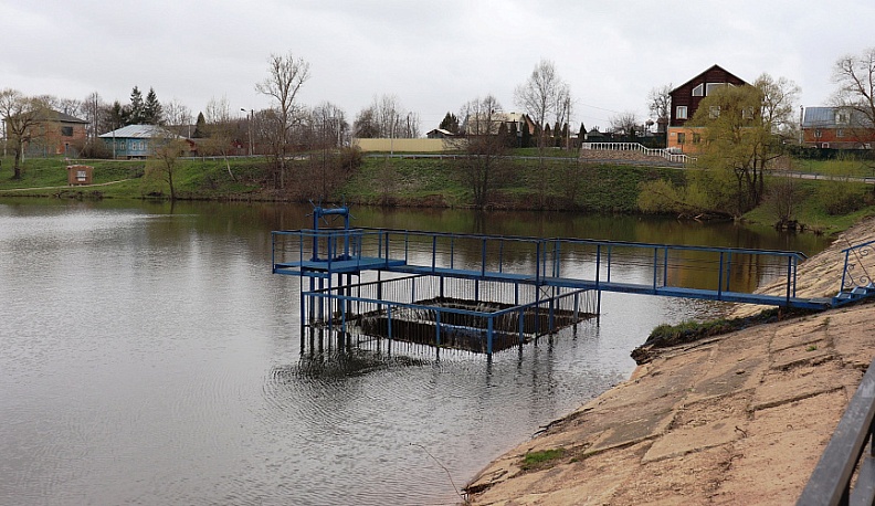 В Мещовске для проверки дамбы на реке Турея спустят воду