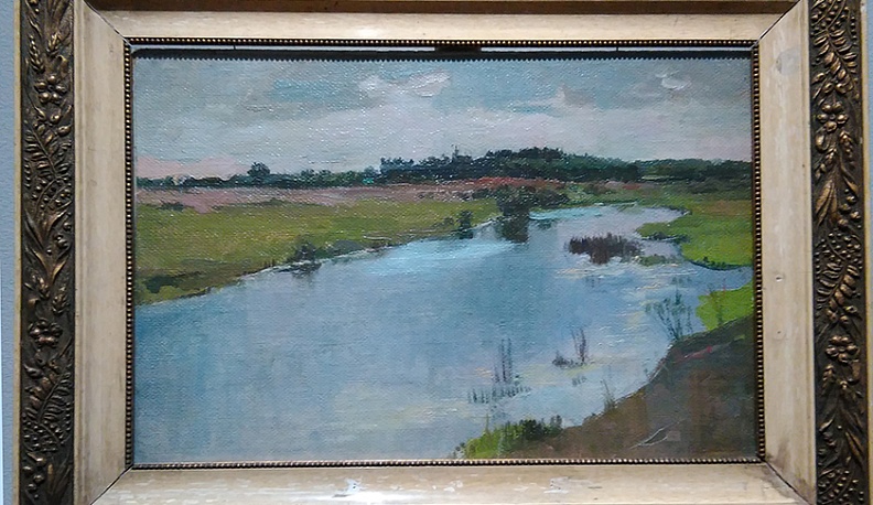 В Калужском музее изобразительных искусств посетители могут увидеть пейзаж «Речка»