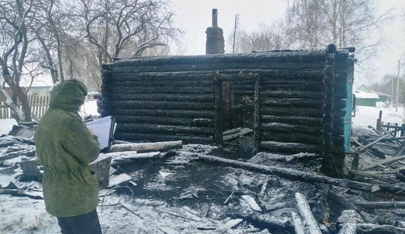 В Козельском районе в пожаре погиб 39-летний мужчина