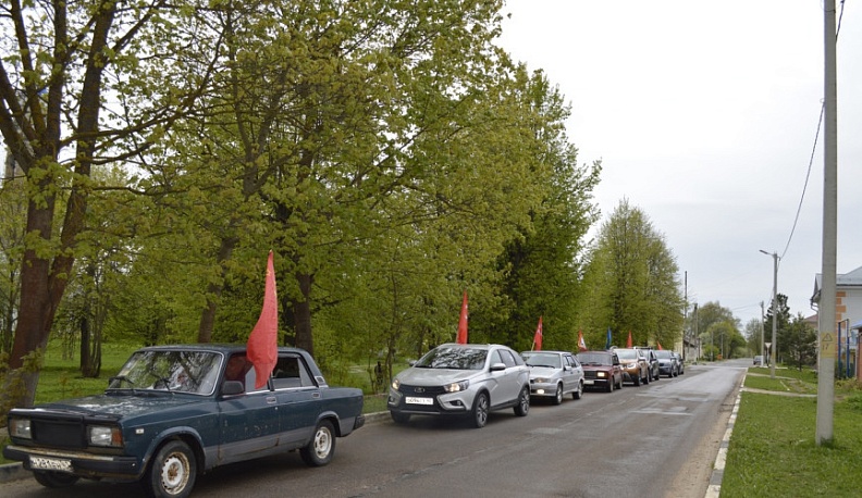 Автопробег по местам боевой славы состоялся в Мещовском районе