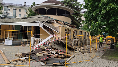 На месте снесенного кафе на Театральной площади в Калуге не планируется ничего строить