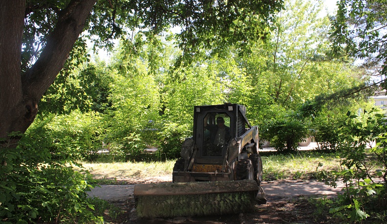 Тротуары Тарусы закатали асфальтом