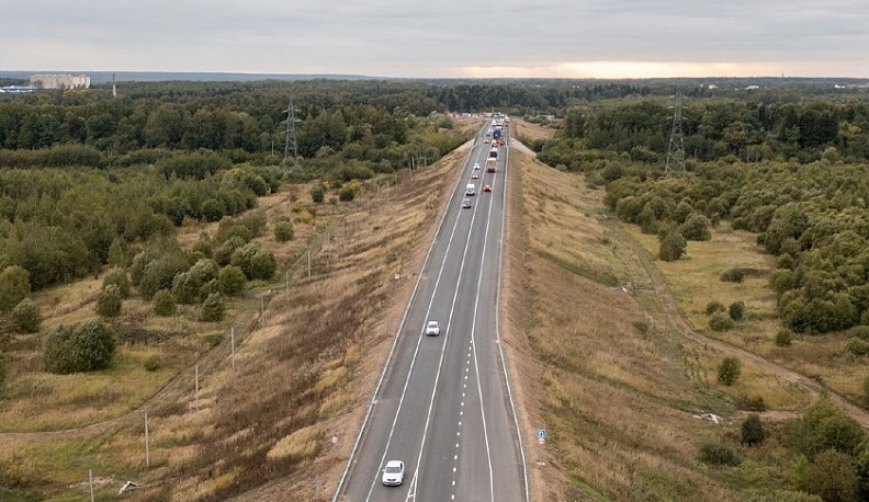 В Калужской области отремонтировали участок трассы А-108